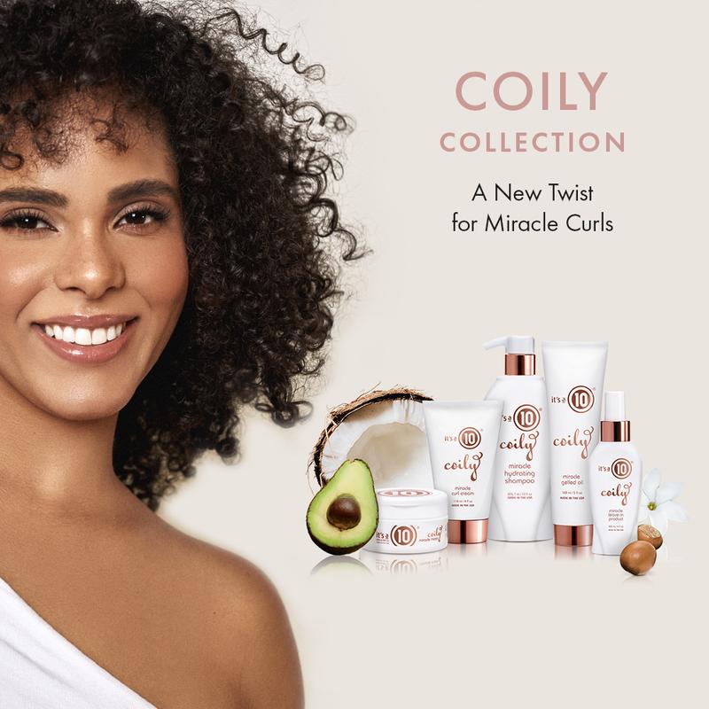 It's a 10 Haircare Coily Miracle Curl Cream - With Avocado & Coconut Oils