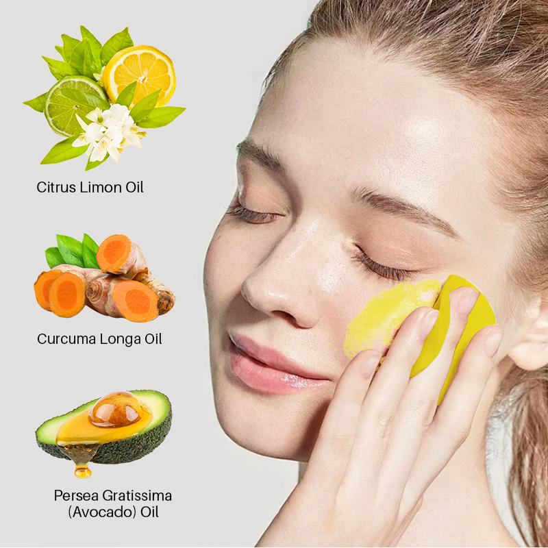 2pcs Turmeric Cleansing Exfoliating PadsFacial Cleansing Skincare(20pcs) Cleanser Comfort