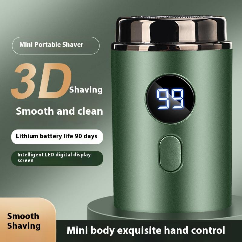 Electric Mini Razor Pockets Shaver for Men,men's foil shavers,Waterproof ,USB Charge LED Power Display Mini Trimmer, Great for Travel,Car,Home Use shavers rechargeable shaver Portable Waterproof travel shaver first shaver for teen boys