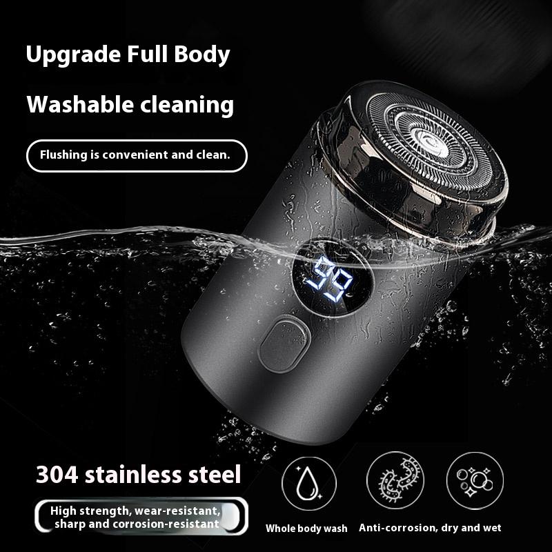 Electric Mini Razor Pockets Shaver for Men,men's foil shavers,Waterproof ,USB Charge LED Power Display Mini Trimmer, Great for Travel,Car,Home Use shavers rechargeable shaver Portable Waterproof travel shaver first shaver for teen boys