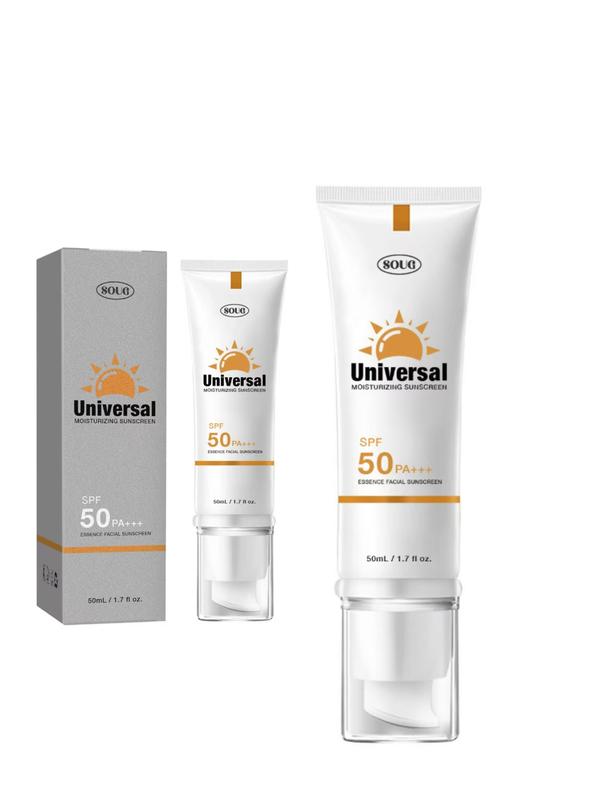 SOUG Sunscreen Cream, Facial colored sunscreen, prevent sunburn ,Moisturizing Sunscreen Lotion, Facial skincare products