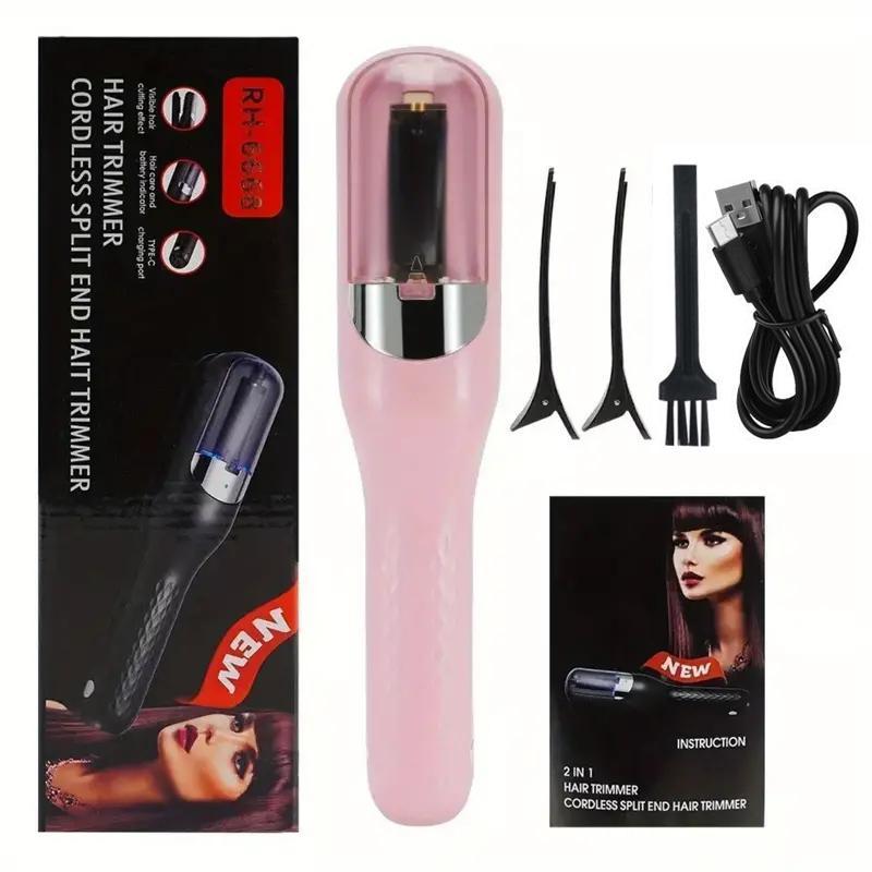 Electric Hair Trimmer, 1 Set Portable Rechargeable Hair Clipper with Accessories, Professional Hair Trimmer for Women & Girls