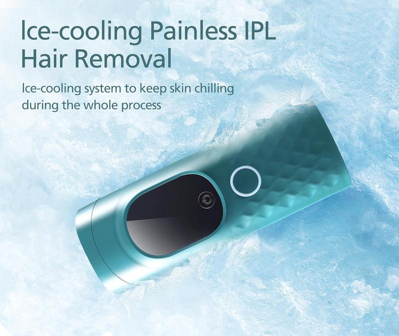 Painless Laser Hair Removal Device Home Epilator (Female, Male, Electrolysis, Permanent) Facial Hair Removal Device Body Hair Removal Device