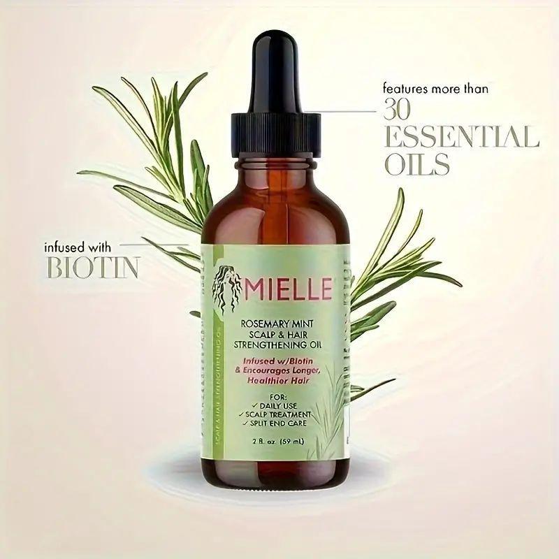 Mielle Organics Rosemary Mint Scalp & Hair Strengthening Oil for All Hair Types