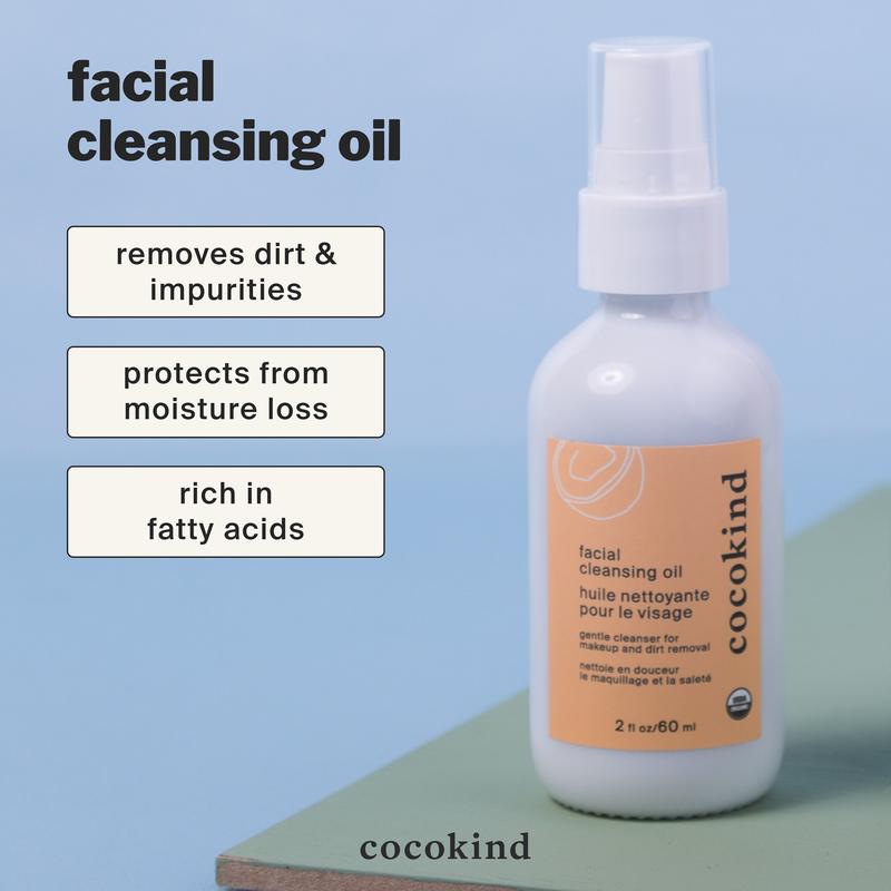 Organic facial cleansing oil