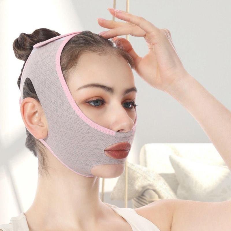 V-shaped Face Bandage, Reusable Face Bandage, Face Lifting & Tightening Face Bandage, Facial Skin Care Tool