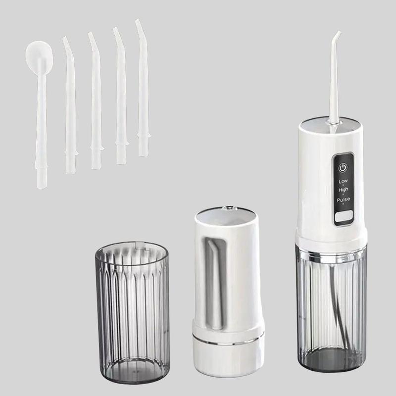 Cordless Water Flosser Teeth Picks, 1 Set Halloween Rechargeable Dental Oral Irrigator with 3 Modes & 4 Jets, IPX7 Waterproof Portable Water Teeth Cleaner for Travel Home Use, Personal Care Appliances