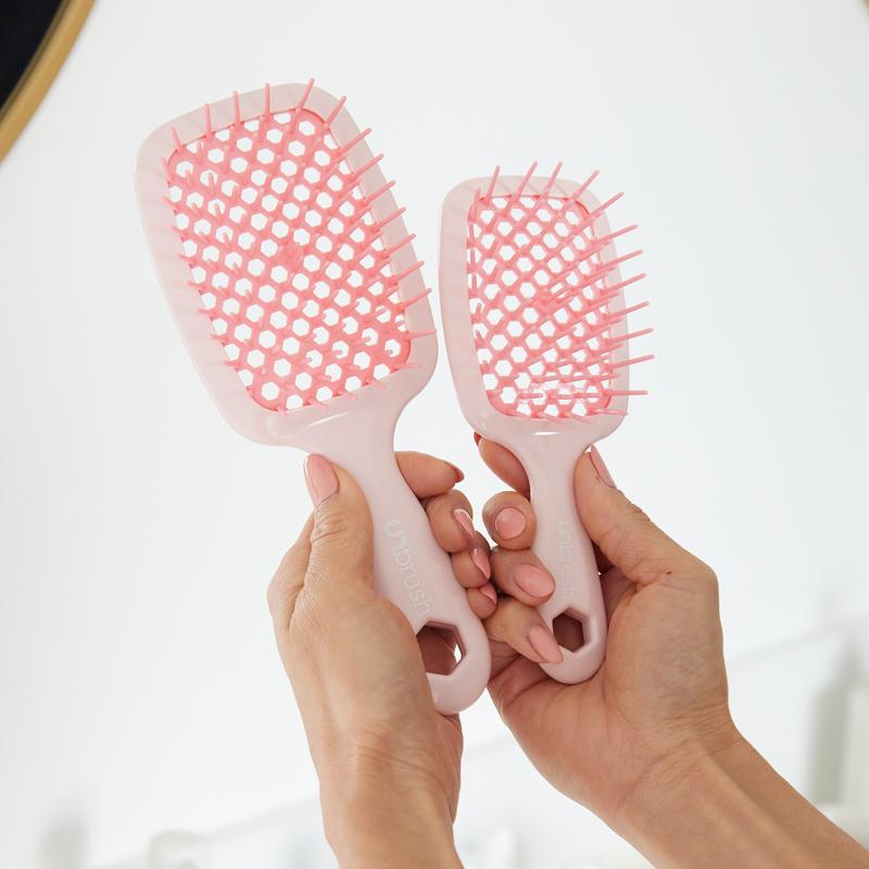 FHI Heat UNbrush Detangling Brush Duo: Original UNbrush and Mini UNbrush Duo Haircare Heatless