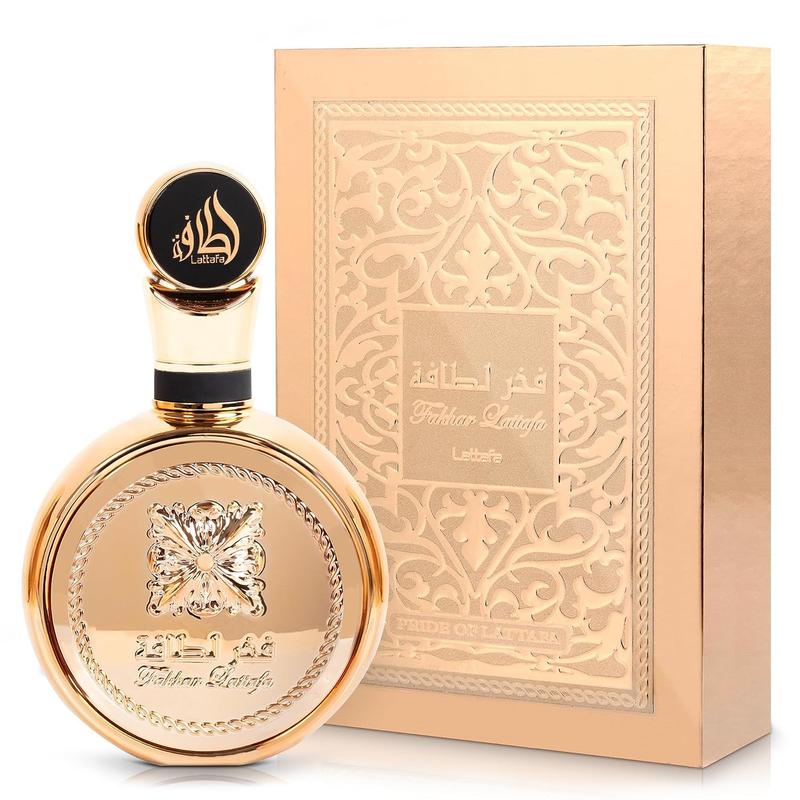 Lattafa Perfumes Fakhar Gold Extrait EDP For Women - 100Ml (3.4Oz) By Lattafa - Long Lasting Amber and Citrusy Perfume For Women- Arabian Perfume | Best Arabian Perfumes For Women 2023. Fragrance Blend Scented