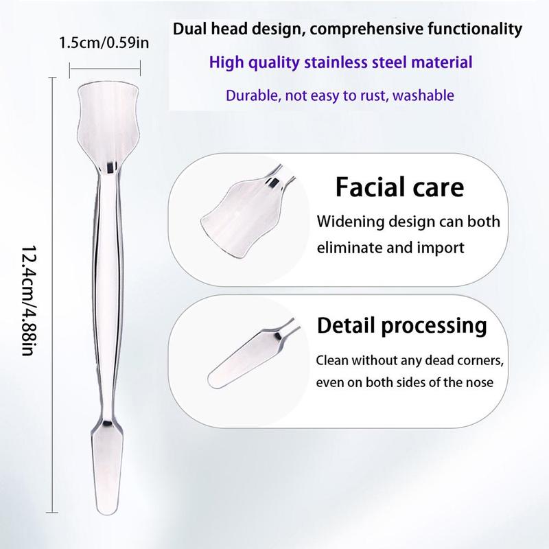 Manual Blackhead Cleaner Tool, Stainless Steel Blackhead Extractor Tool, Facial Skin Care Tool for Women & Men, Christmas Gift