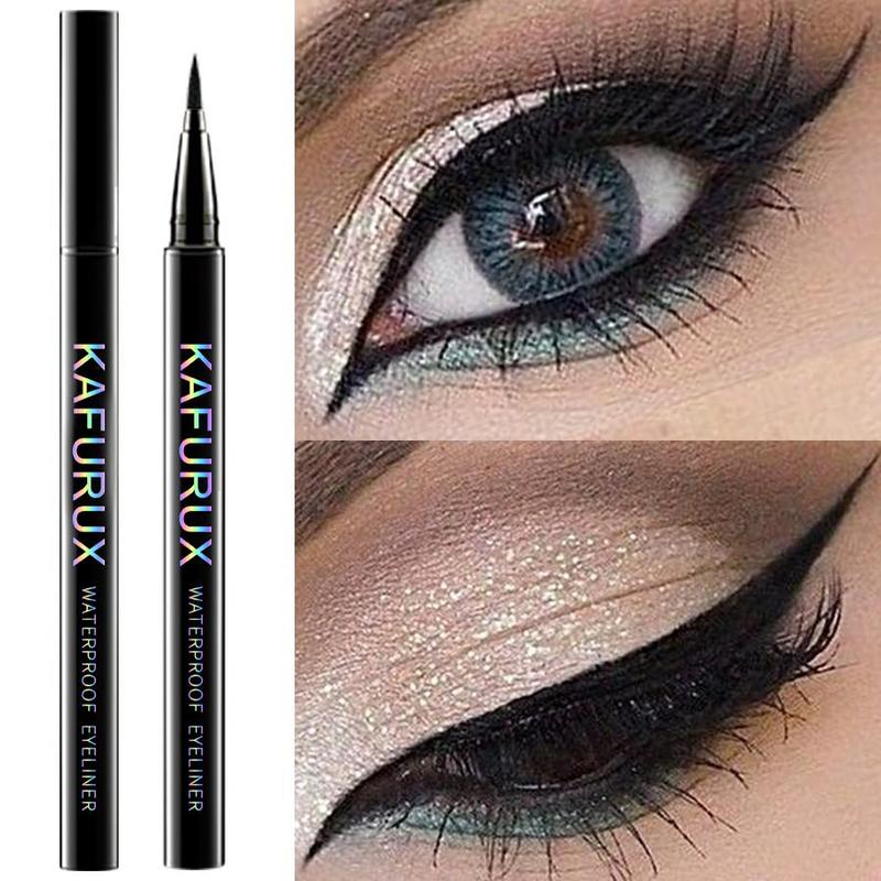 Waterproof Liquid Eyeliner, 1 Count 5 Counts Long Lasting Eyeliner, Quick Drying Eyeliner Pen, Professional Daily Makeup Accessories