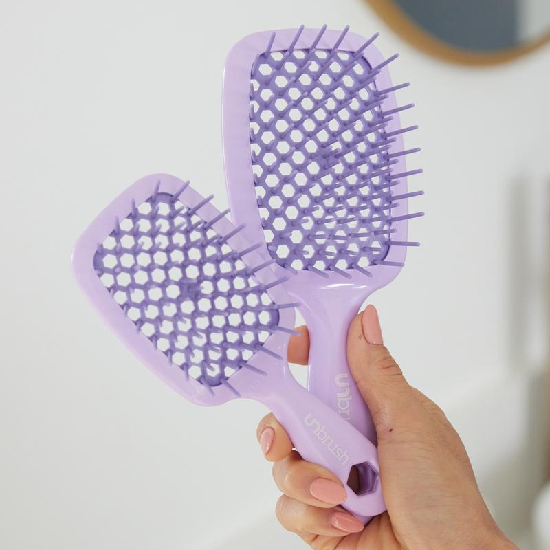 FHI Heat UNbrush Detangling Brush Duo: Original UNbrush and Mini UNbrush Duo Haircare Heatless