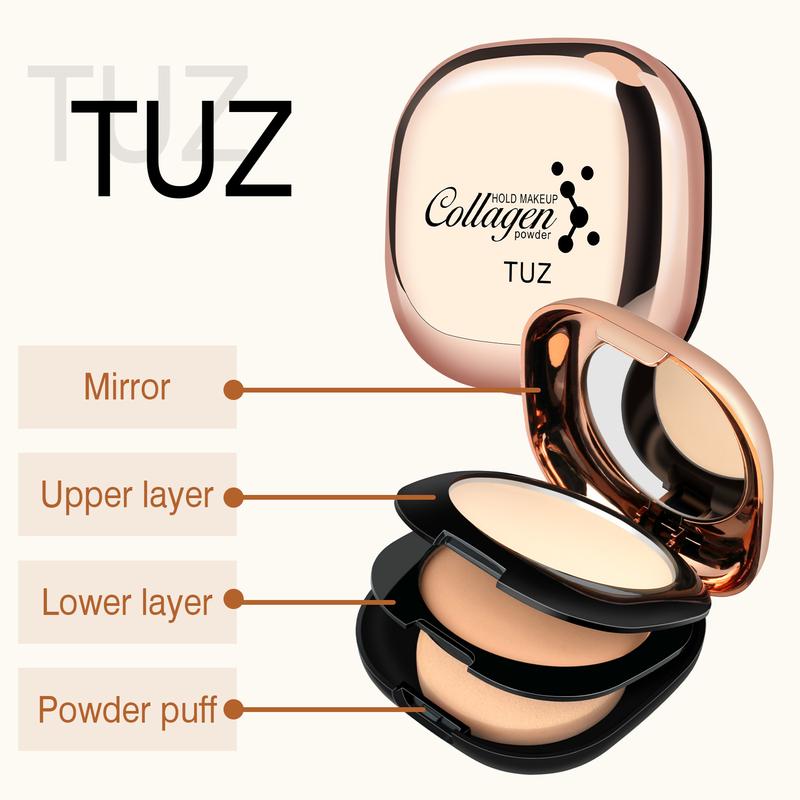 Double-layer Pressed Powder Foundation Strong Long-Lasting Coverage Foundation