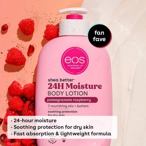 eos Shea Better Body Lotion - Pomegranate Raspberry, For Dry Skin, 16 fl oz