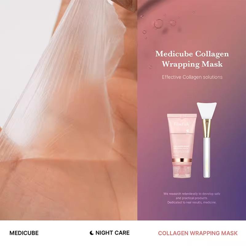 2025 Collagen Night Wrapping Mask for Skin Repair and Sleep: Shed, Glow, and Awaken Your Glow! - Skincare