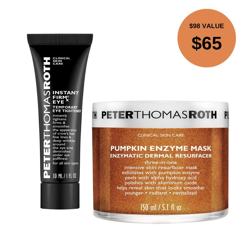 Peter Thomas Roth The Fall Essentials Bundle with Pumpkin Enzyme Mask and Instant FirmX Eye Tightener