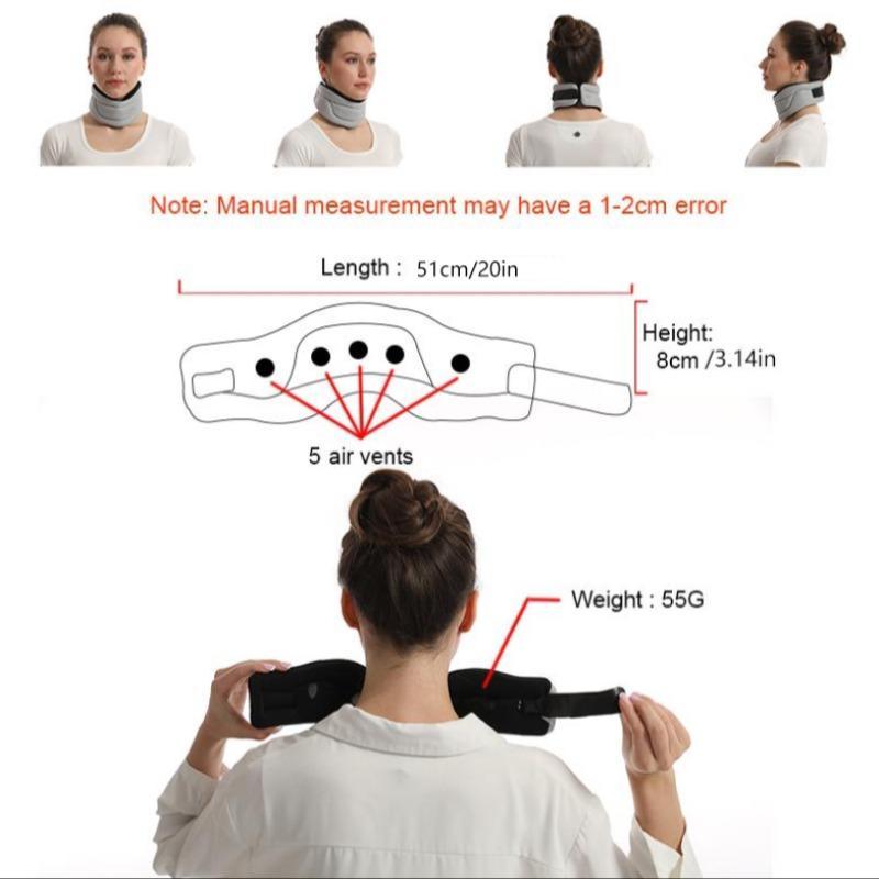 Neck Stretcher, 1 Count Neck Support, Comfortable and Breathable Neck Support Strap, Neck Stretching Strap, Manual Neck Massage Tool