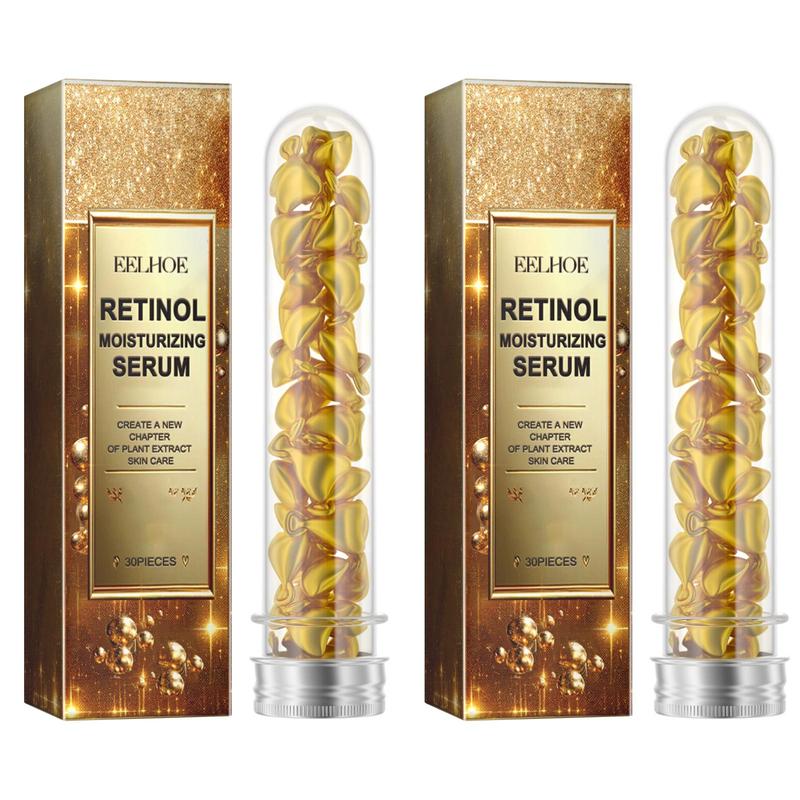 Retinol Moisturizing Face Serum, Hydrating Facial Essence, Smoothing Face Capsule For Women & Men, Skin Care Product For Daily Use