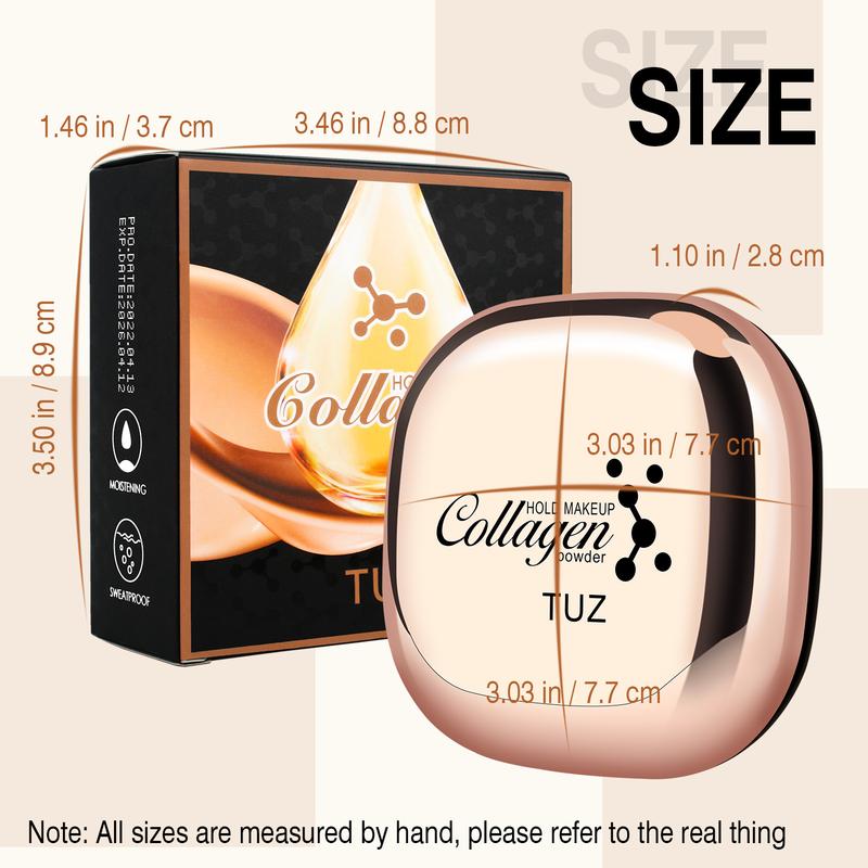 Double-layer Pressed Powder Foundation Strong Long-Lasting Coverage Foundation