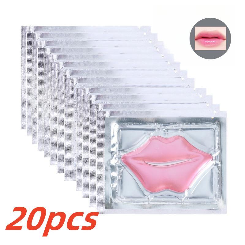 Collagen Lip Mask, 20pcs set Moisturizing Lip Care Patches, Hydrating Lip Care Mask, Lip Care Product for Women & Girls, Christmas Gift