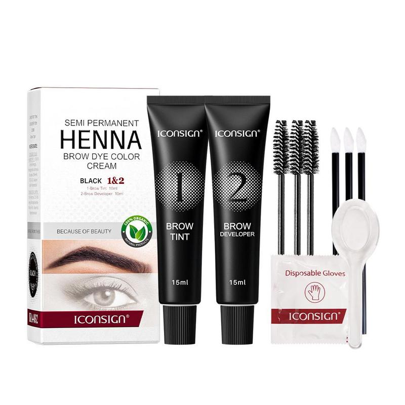 Henna Eyebrow Dye Kit, Eyebrow Tinting Kit, Eyebrow Dyes & Tools, Professional Eyebrow Makeup Kit, Makeup Accessories