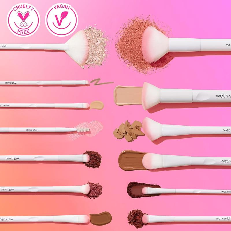 wet n wild Concealer Brush, Under Eye & Brow Blending for Large Max Coverage, Ergonomic Handle for Comfortable Precision Control , Cruelty-Free & Vegan