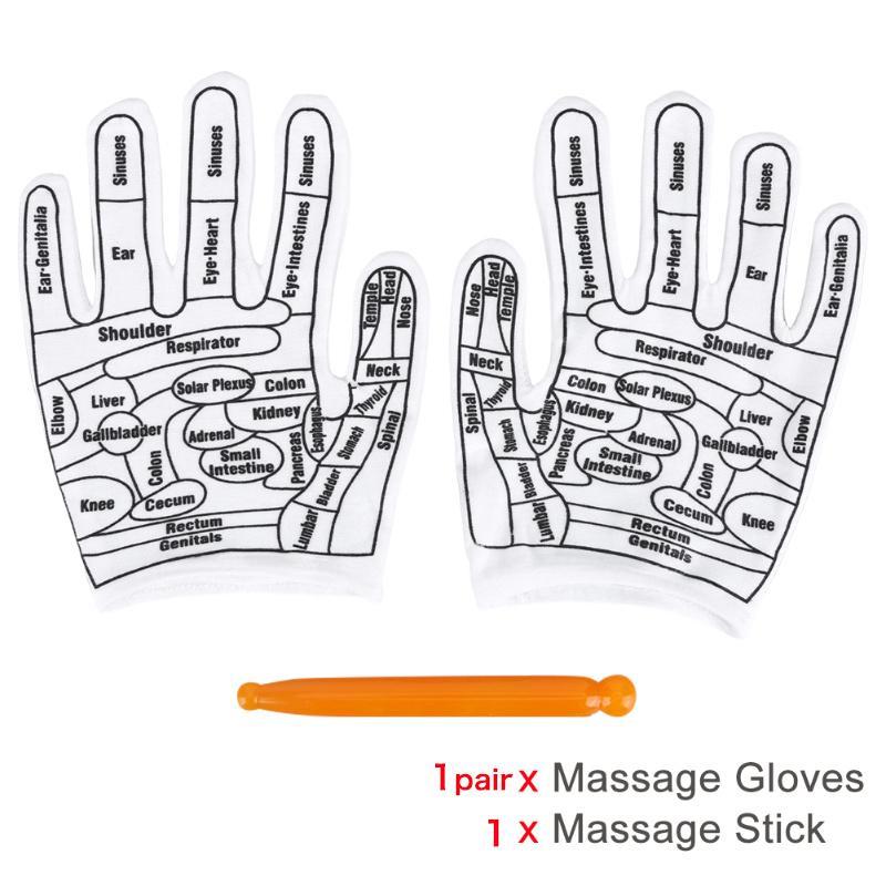 Manual Massage Gloves (1 Pair), Hand Spa Reflexology Tools, Massage Tool for Women and Men, Hand Spa Reflexology Tools for Women and Men