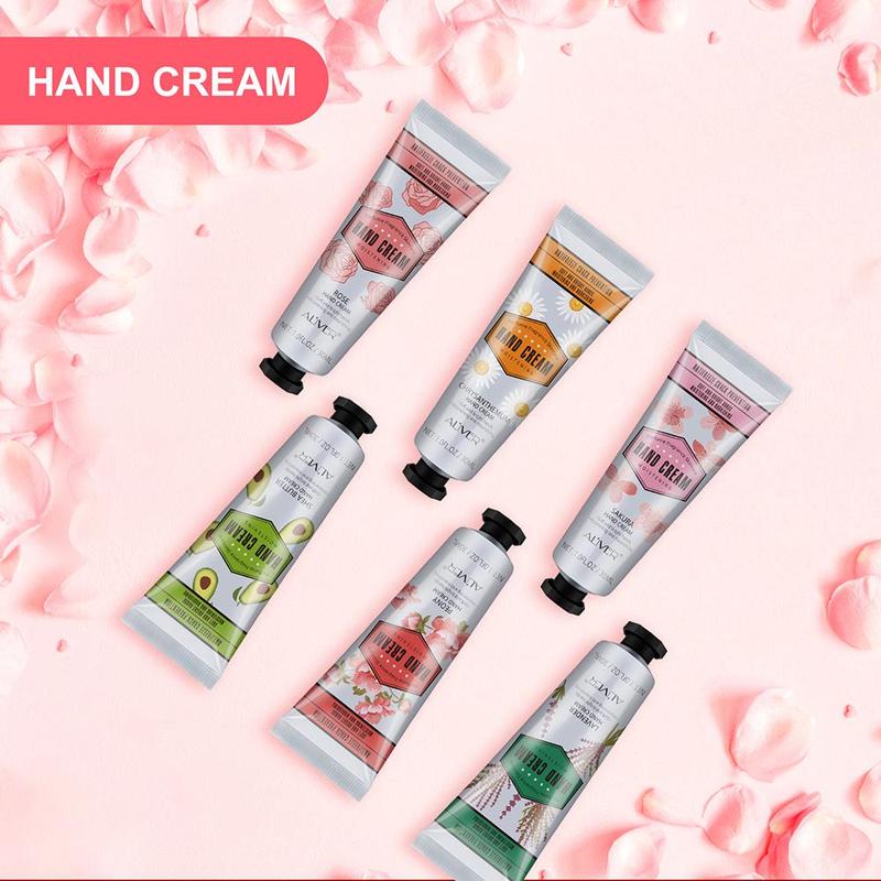 Moisturizing Hand Cream Set, 6 Counts box Refreshing & Non-greasy Hand Lotion, Hand Care Product for Women & Men Daily Use