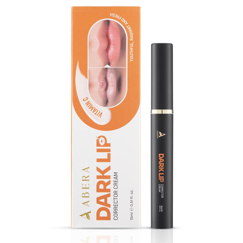 ABERA Dark Lips Corrector Cream, Lip Balm For Lightening & Brightening Dark Lips For Men & Women, Moisturizing Lip Plumper with Shea Butter, Fordyce Spot Remover Oil Skincare