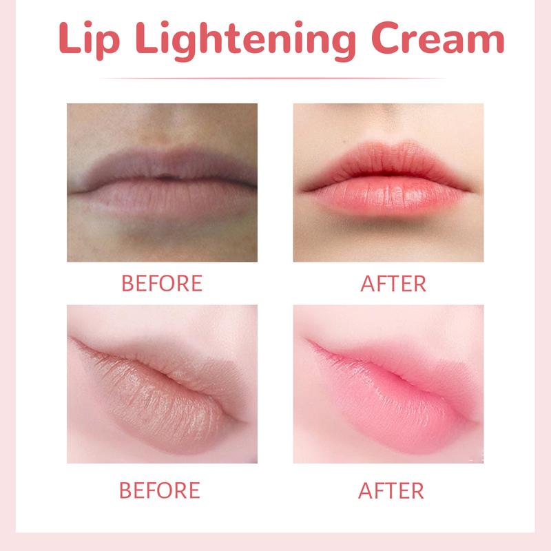 2PCS Lip lightening Cream Deep Hydrating Lip Balm Treatment for Very Dry, Chapped Lips | Lip Lightening & Plumping with Instant Hydration | Gentle Exfoliating