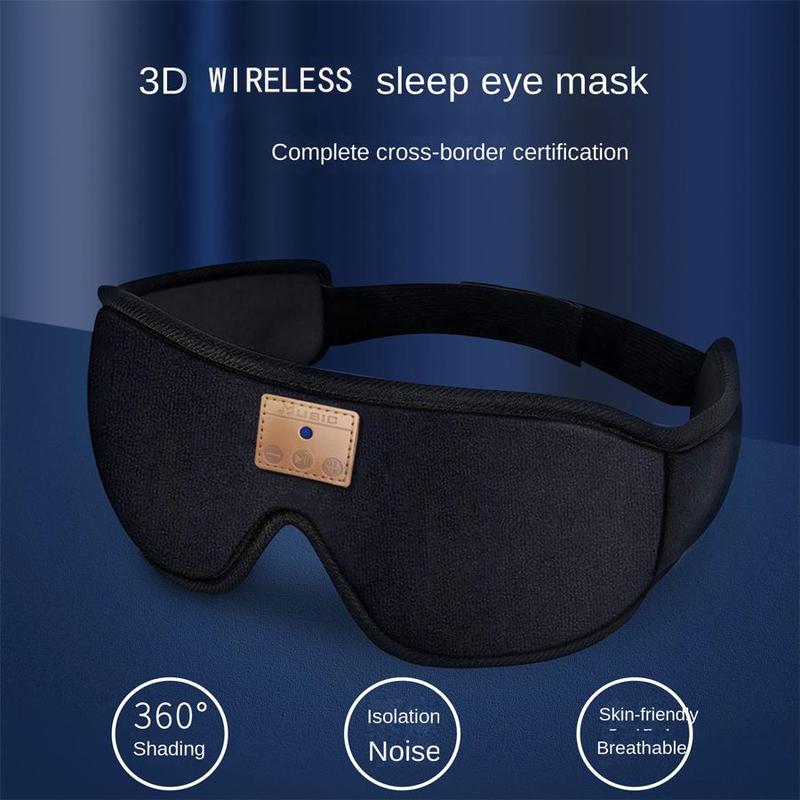 Sleep Mask With Wireless Headphone for Mother's Day Gift, 3D Eye Mask For Sleeping Mask, Music Sleeping Headphones For Side Sleeper, Lightproof Smart Eye Mask, Meditation Gifts Gadgets for Men Women