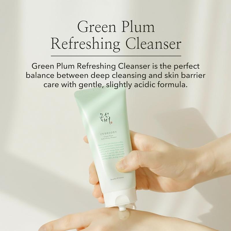 Beauty of Joseon Green Plum Cleanser - 100ml Facial Cleanser for Skin Care - Skincare Gel Korean