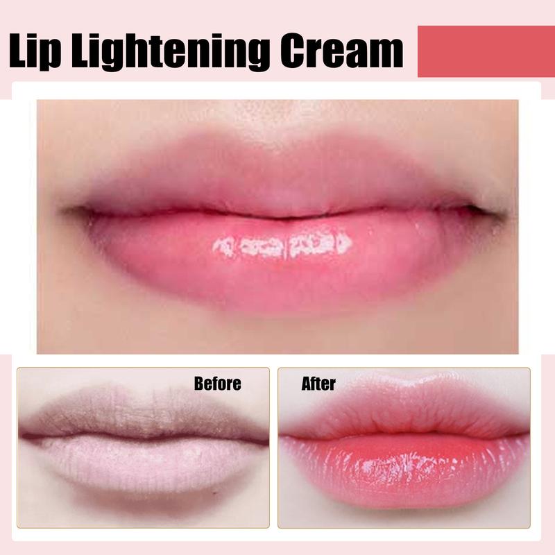 2PCS Lip lightening Cream Deep Hydrating Lip Balm Treatment for Very Dry, Chapped Lips | Lip Lightening & Plumping with Instant Hydration | Gentle Exfoliating