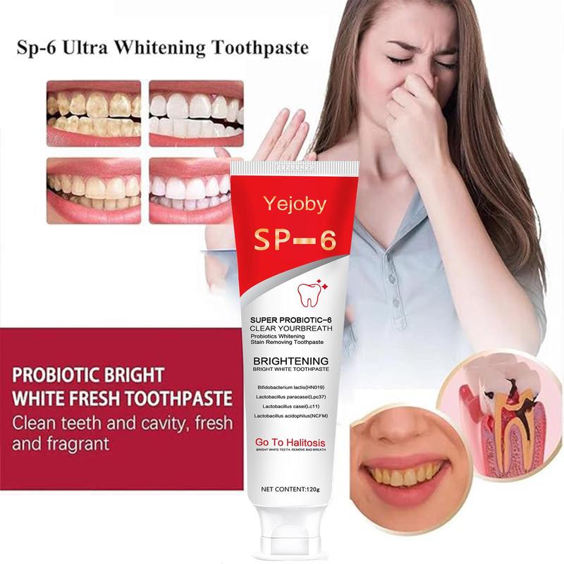 [+5$Get 2Pcs] Super Probiotic Sp-6 Toothpaste, Sp-6 Ultra Whitening Toothpaste, Sp 6 Toothpaste,Fresh Breath, Sp-6 Toothpaste 4.9 oz SP-10,SP-10 SP-8 SP-4 sp-10 sp-8 sp-4 sp8 sp6 sp4 SP-10