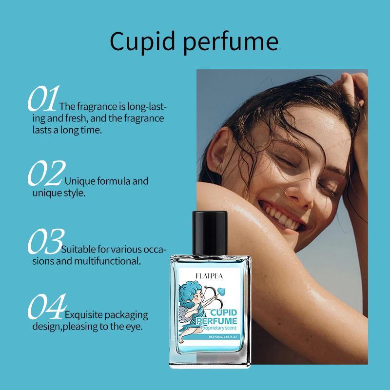 Cupid Perfume, 2 Counts set Long Lasting Romantic Cupid Perfume, Men's Classic Cologne Perfume, Enhance Confidence Perfume, Perfect Gift for Men, Christmas Gift