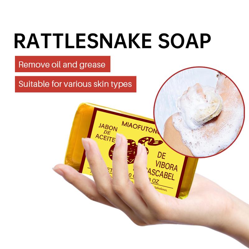 5pcs Snake venom soap, for skincare acne facial cleansing soap, men's and women's shower gel and facial cleanser