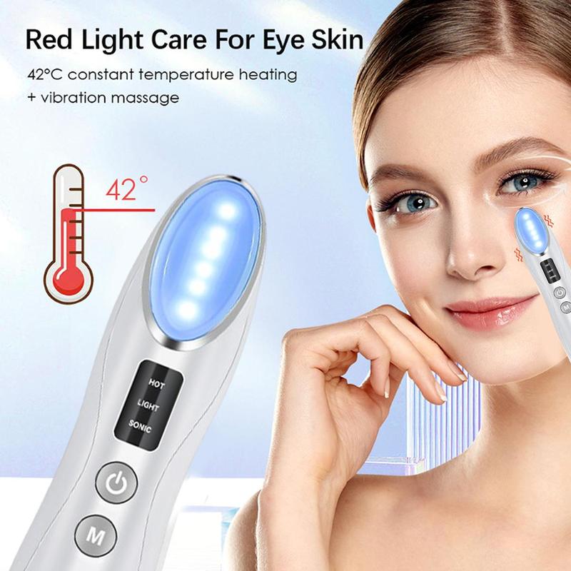 Eye Beauty Instrument, Rechargeable Eye Massager, Electric Eye Massaging Machine, Professional Eye Massage Tool for Women, Beauty & Personal Care Appliances