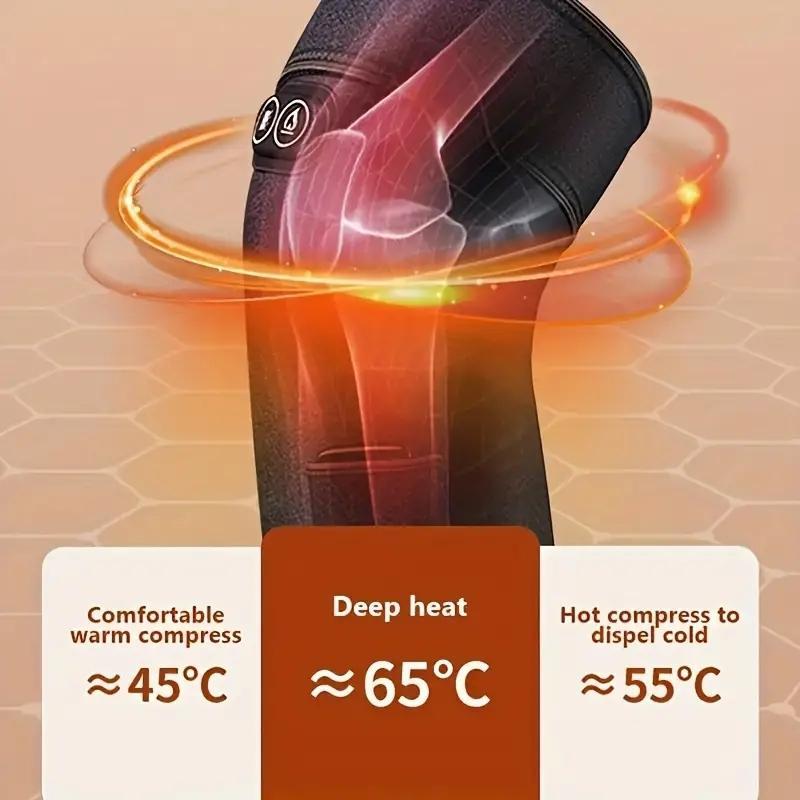 USB Rechargeable Knee Massager, 1 Count Knee Heating Massager, Knee Warmer, Personal Care Appliances for Home & Travel