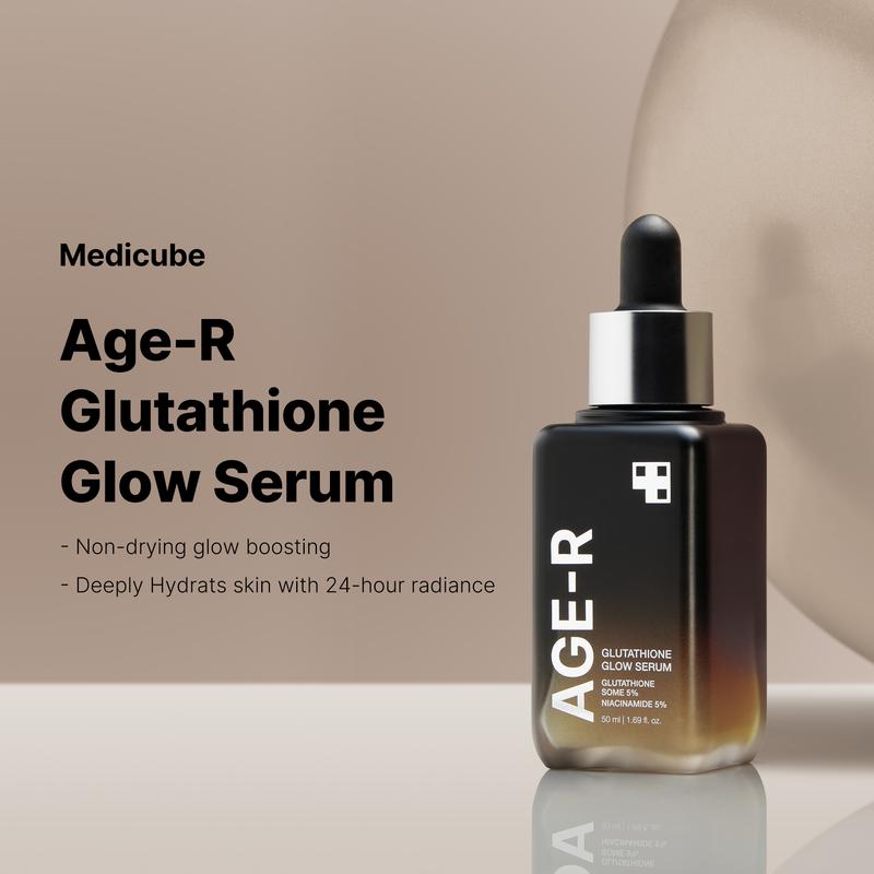 [Medicube Official] AGE-R Glutathione Glow Serum l Medicube Antioxidant & Elasticity Care Serum for 24Hr Pure Radiance, Korean Glass Glow Skin, Daily Use for Youthful Skin, Korean Skincare