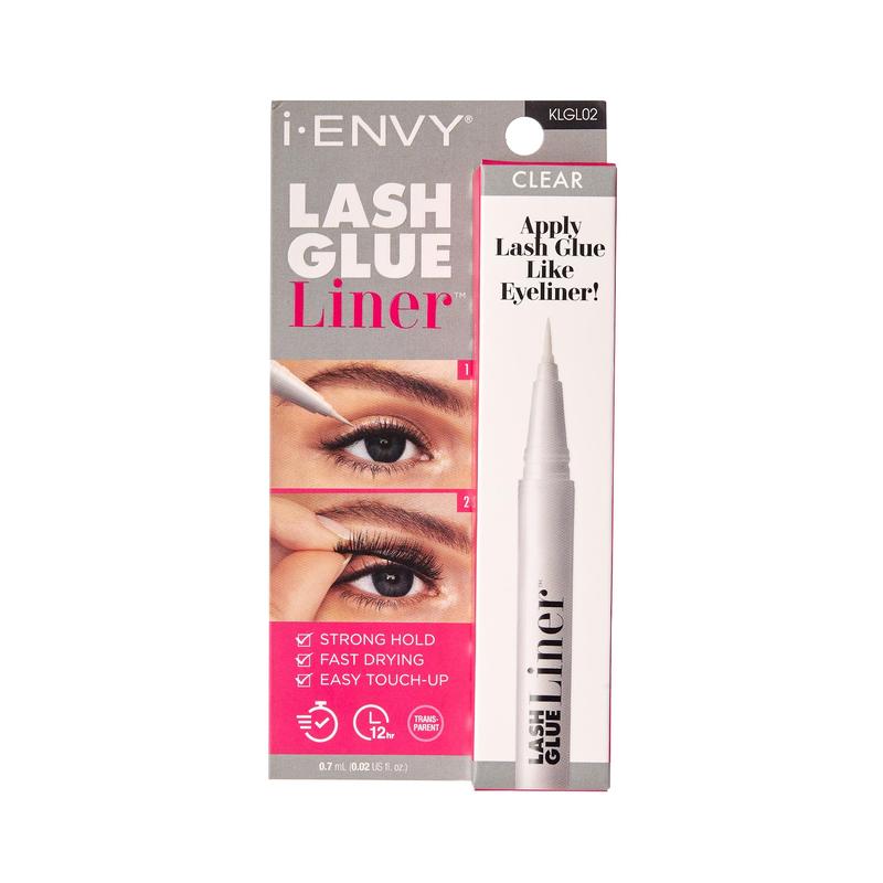 I-Envy Lash Glue Liner, Waterproof Eyelash Adhesive Long Lasting, K Beauty Makeup Eyeliner Lash Glue, Fast Drying & Matte Finish