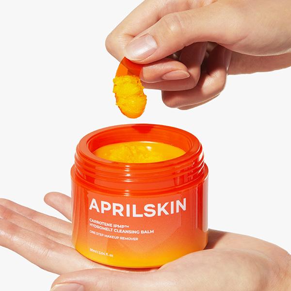 [APRILSKIN Official Store] Carrotene Blackhead-Free Double Cleansing Duo (Cleanser + Cleansing Balm) | Makeup Remover, Blackhead & Sebum Deep Cleanser  | Glass Glow Skin | Kbeauty