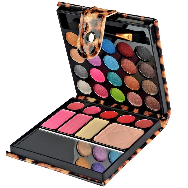 Professional Makeup Kit Eyeshadow Palette Lip Gloss Blush Concealer,29 Color