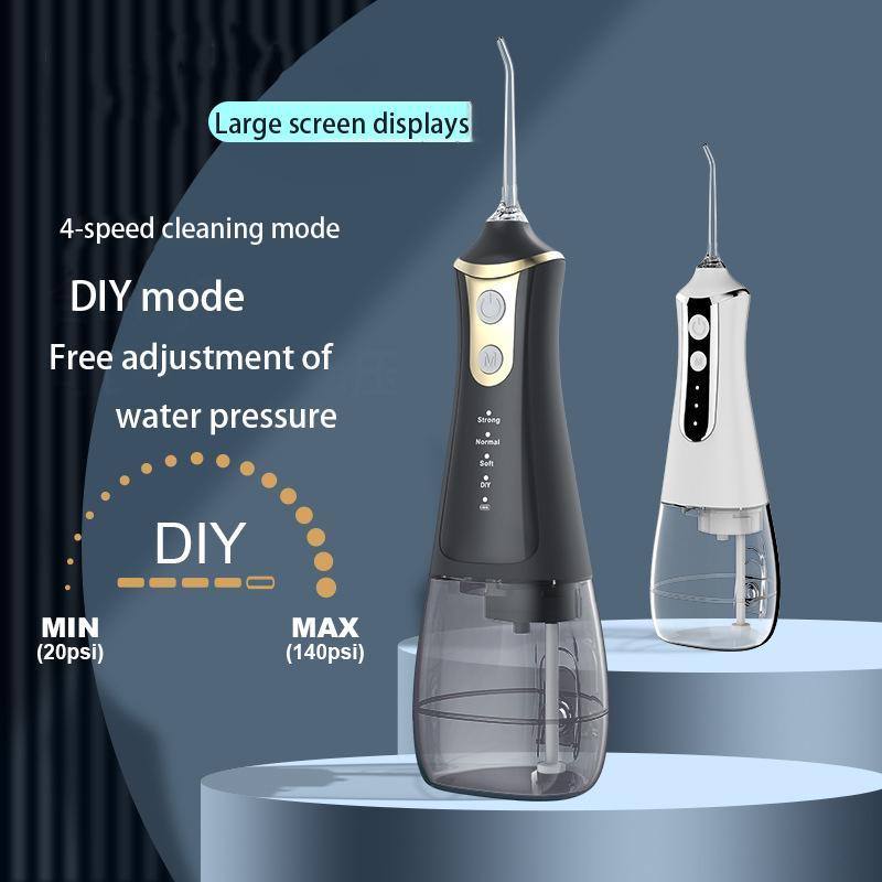 Portable Electric Oral Irrigator, 1 Box Rechargeable Oral Irrigators and Accessories, Oral Care Tools for Home and Travel