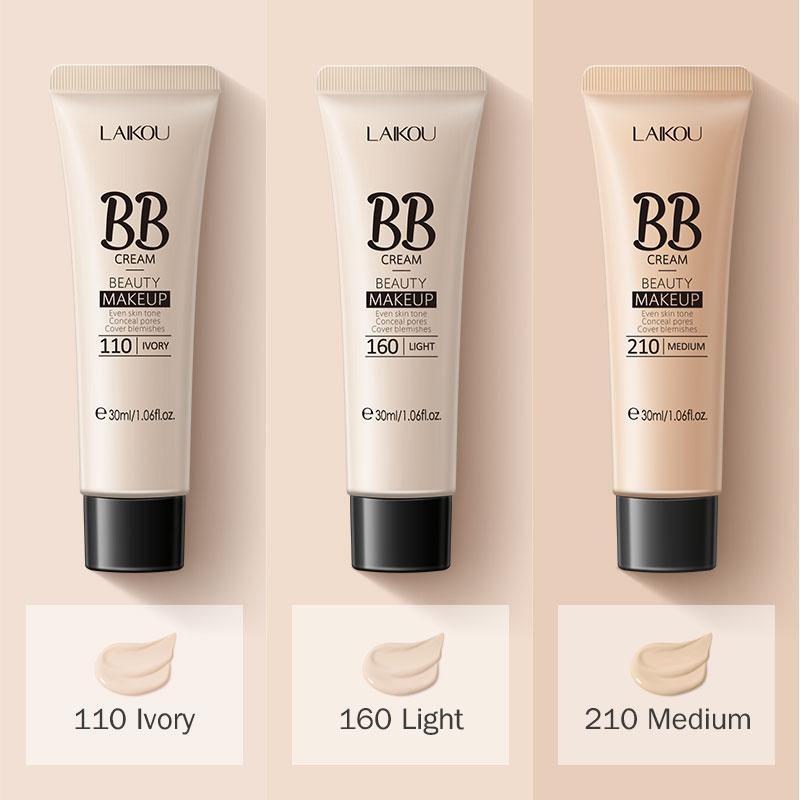 Long-lasting Foundation Cream, Moisturizing Lightweight Concealer Foundation, Full Coverage Flawless Makeup Cream, Makeup Base Primer for All Skins