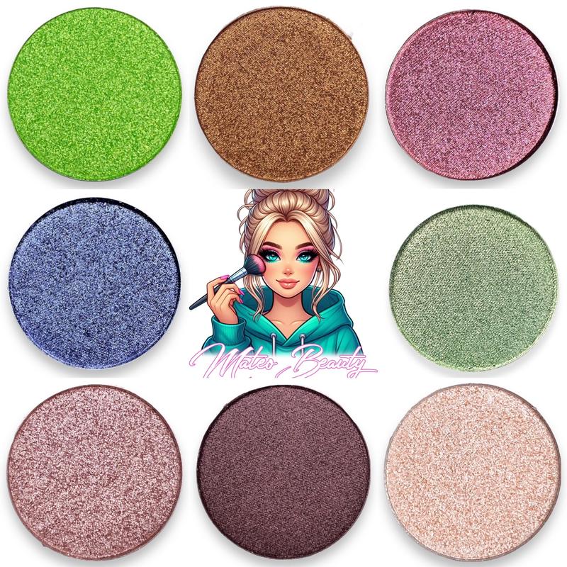 Satin Finish Eyeshadow Single Pans Highlight Sheen Effect eye shadow