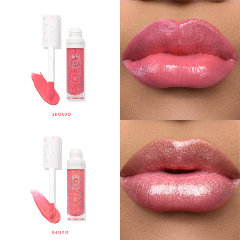 Anime Lipgloss - Hydrating Nonsticky, Silky Long Lasting, High pigment and Moisturizing Makeup