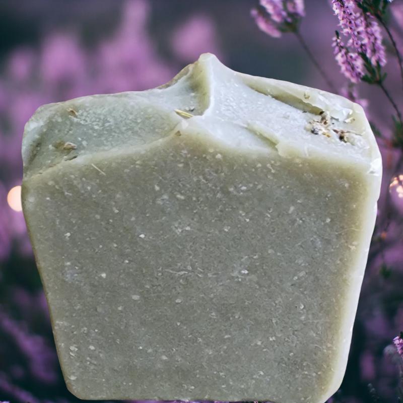 Lavender French Green Clay Handmade Artisan Natural Moisturizing Soap. Body Care Body Wash