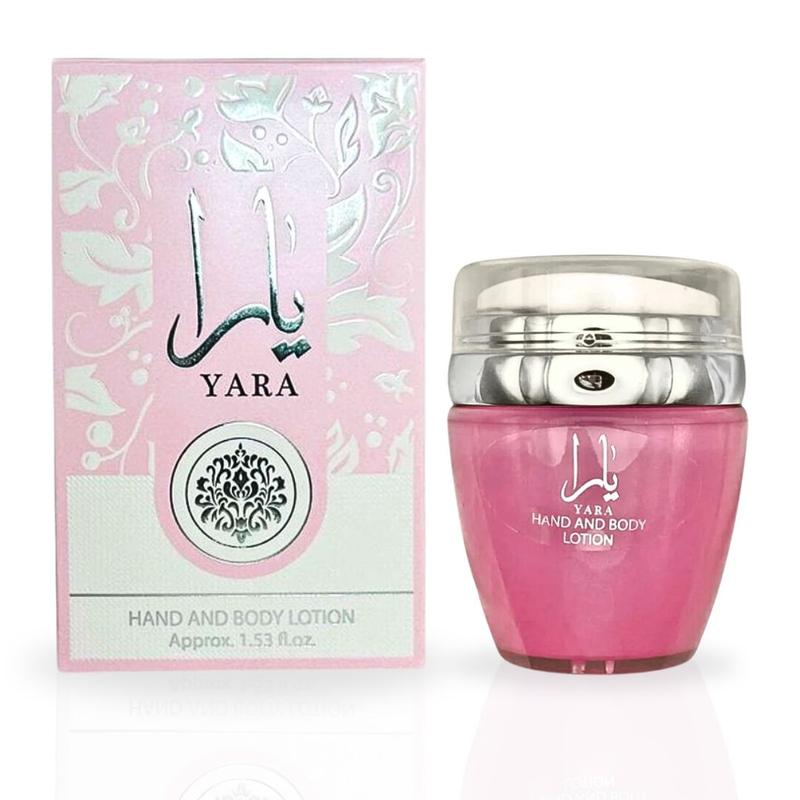 YARA Hand & Body Lotion 45ML (1.53 OZ) By Ard Al Zaafaran | Ultra Moisturizing, Skin-Nourishing, Replenishes Dry Skin, Sweet Fragrance. Body Care Floral