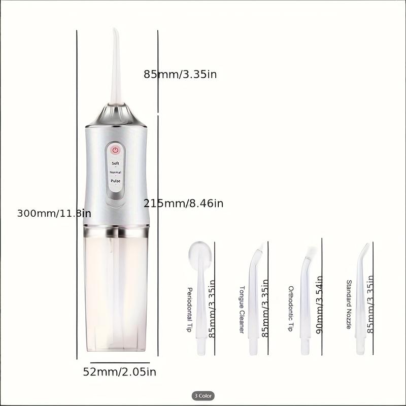 Electric Flosser for Precise Cleaning - 3 Modes, 4 Jet Tips, Portable Christmas present