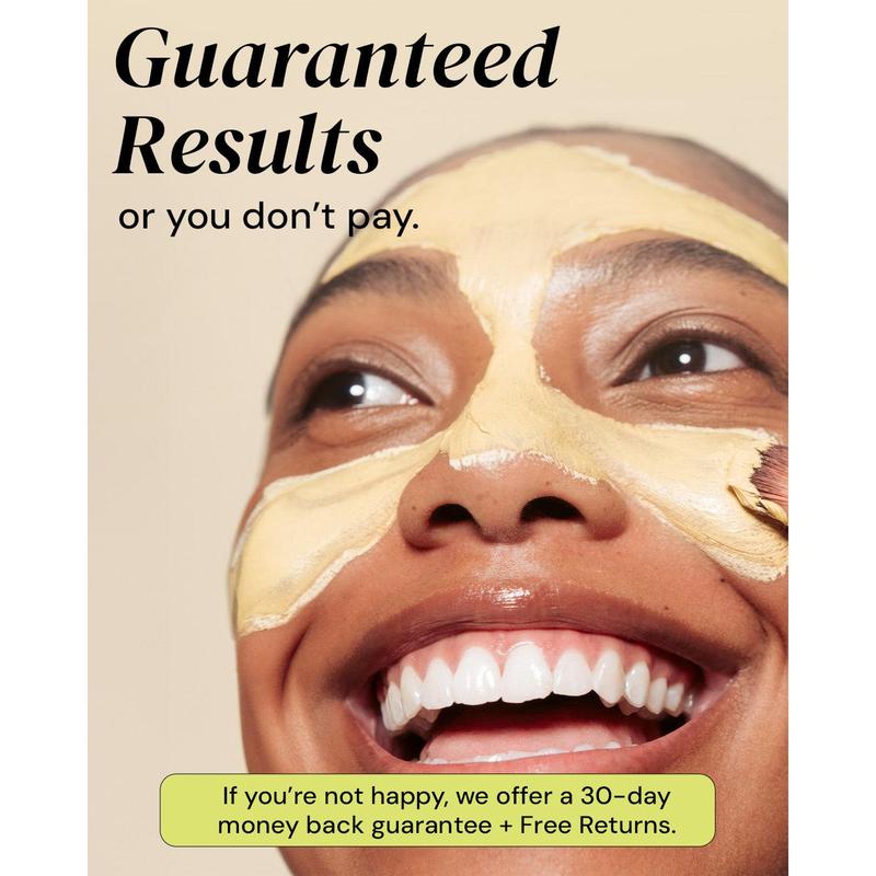 Gleamin Vitamin C Clay Mask: Brightening Face Mask for Dark Spots & Hyperpigmentation